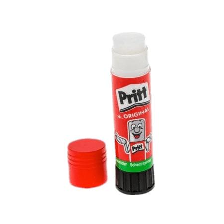 Pritt Glue Stick With Cap Off png transparent