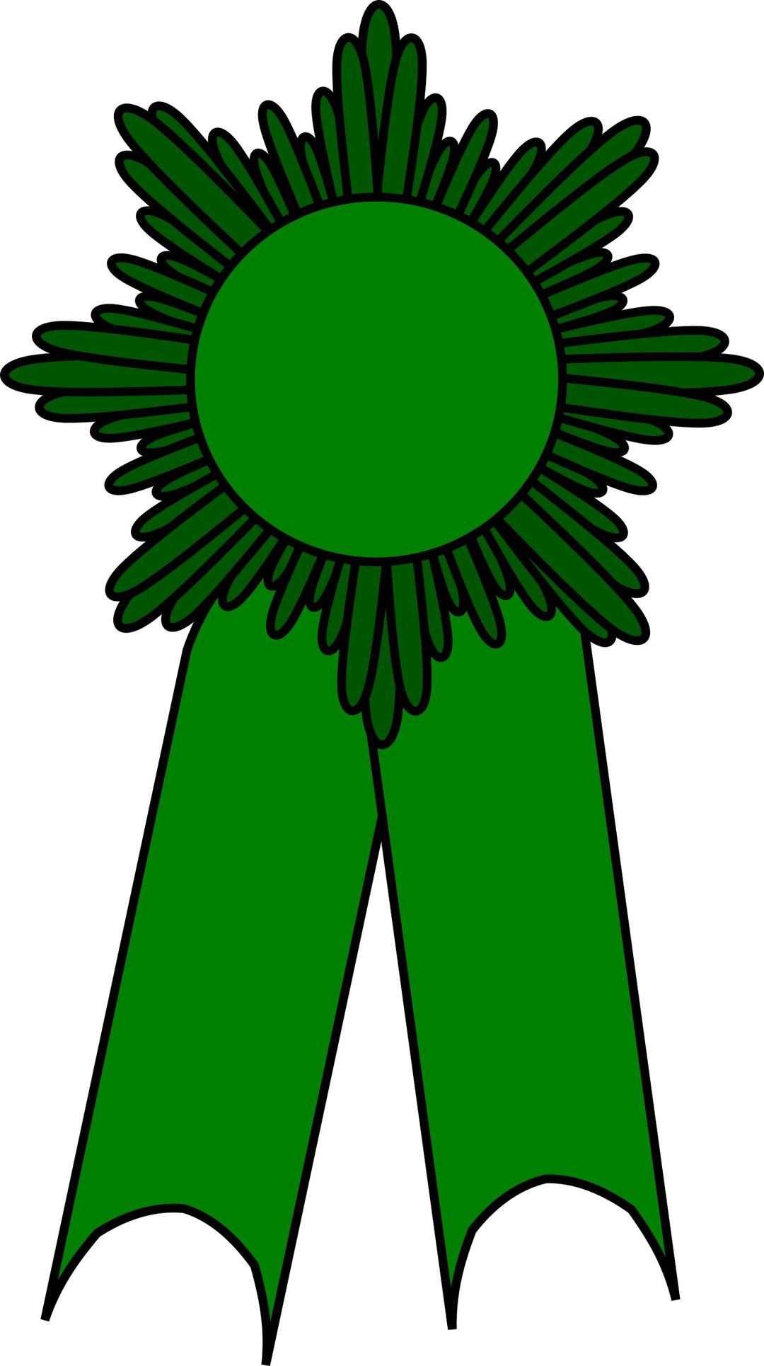 prize ribbon green png transparent