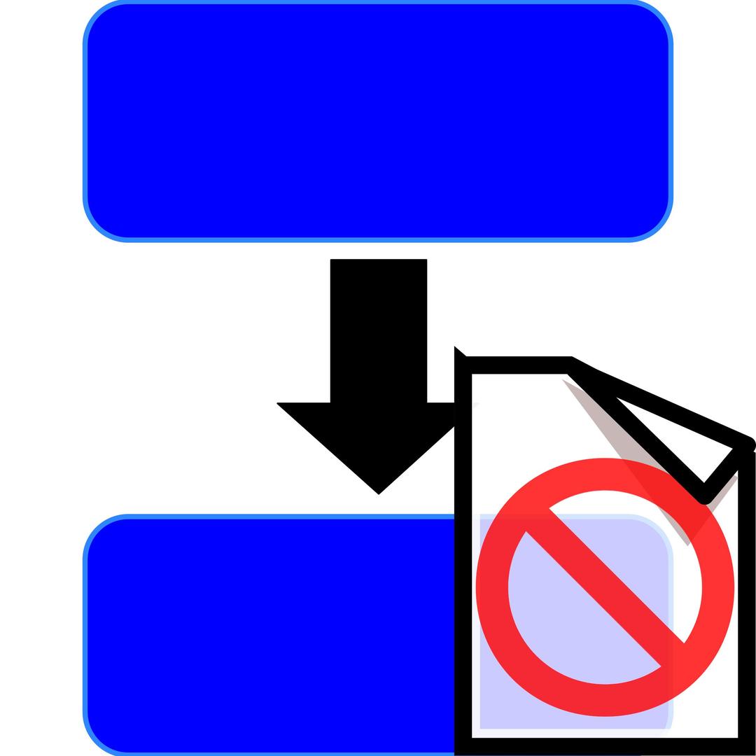 Procedure in blue not documented png transparent