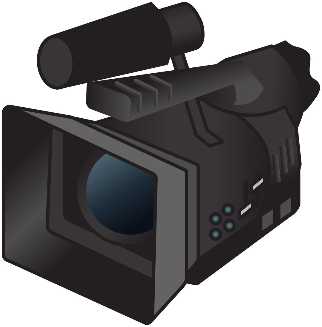Professional television camera png transparent