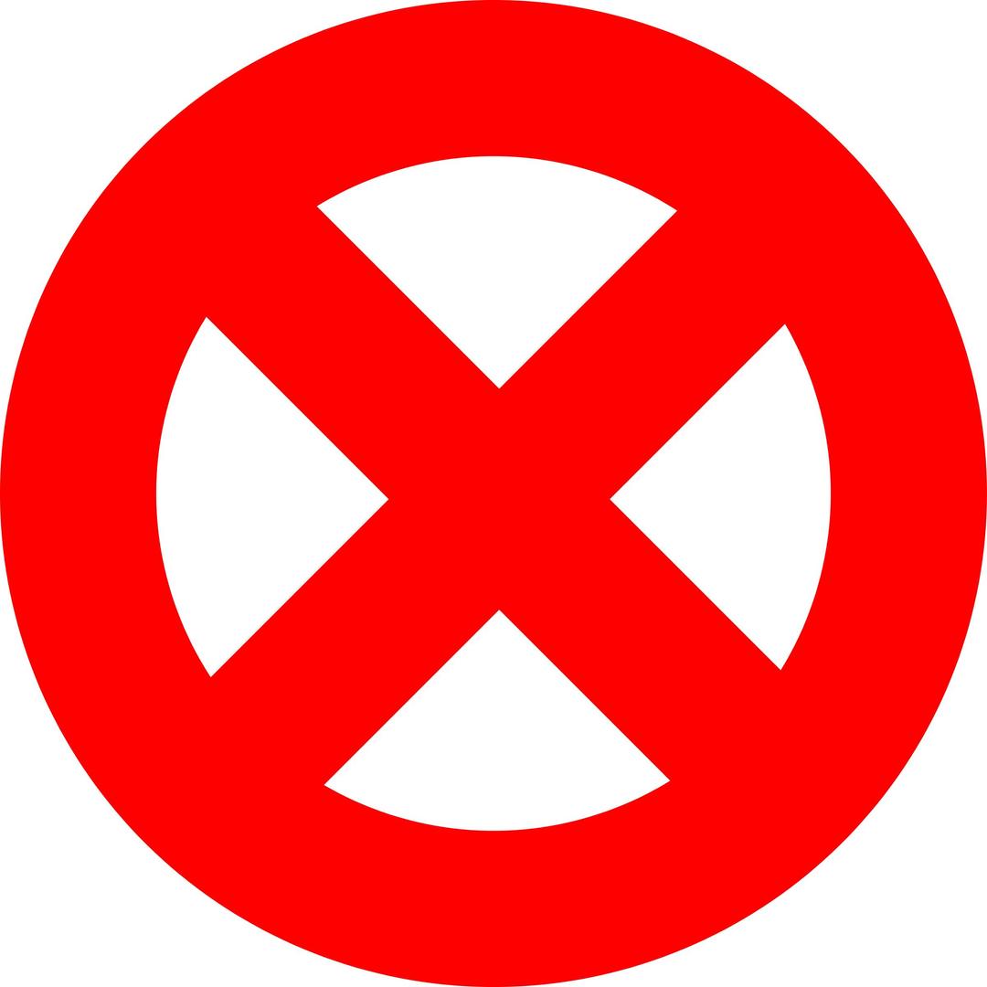 Prohibited Sign - Forbidden Sign - Abort png transparent