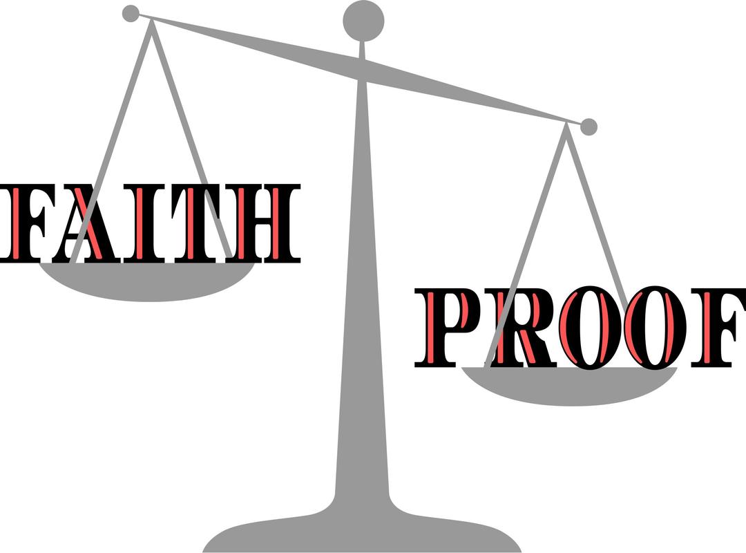 Proof outweighs faith png transparent