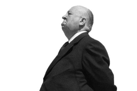 Proud Alfred Hitchcock png transparent