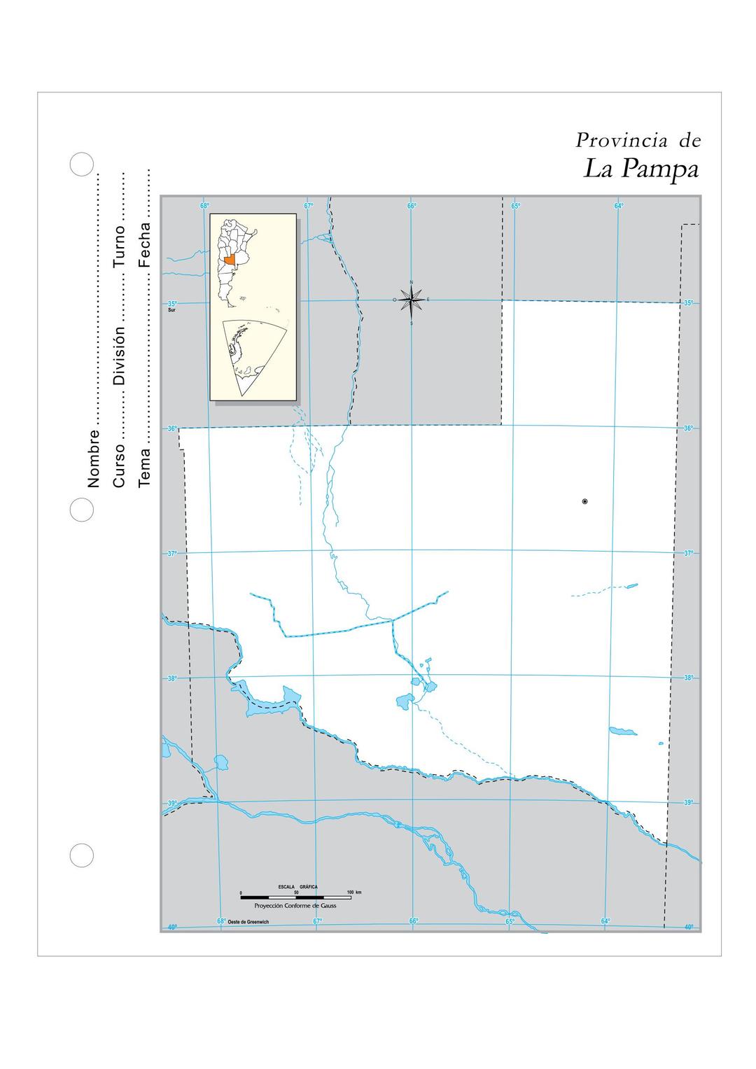 Provincia de La Pampa png transparent