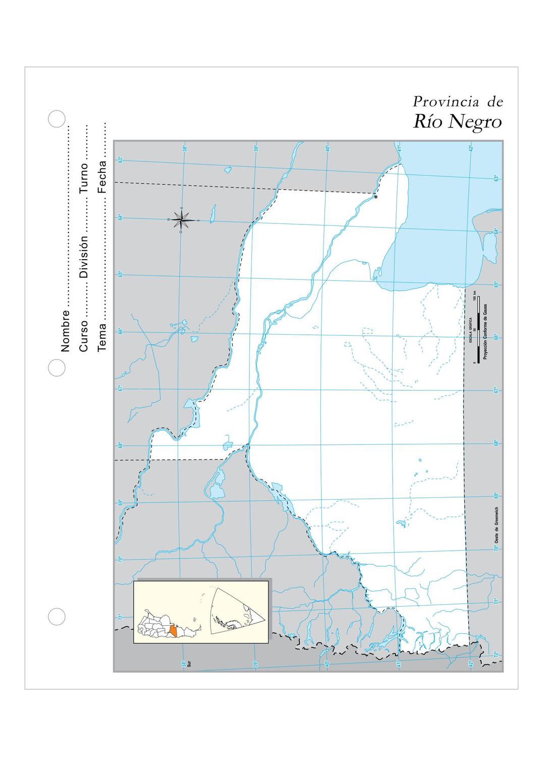 Provincia de Rio Negro png transparent