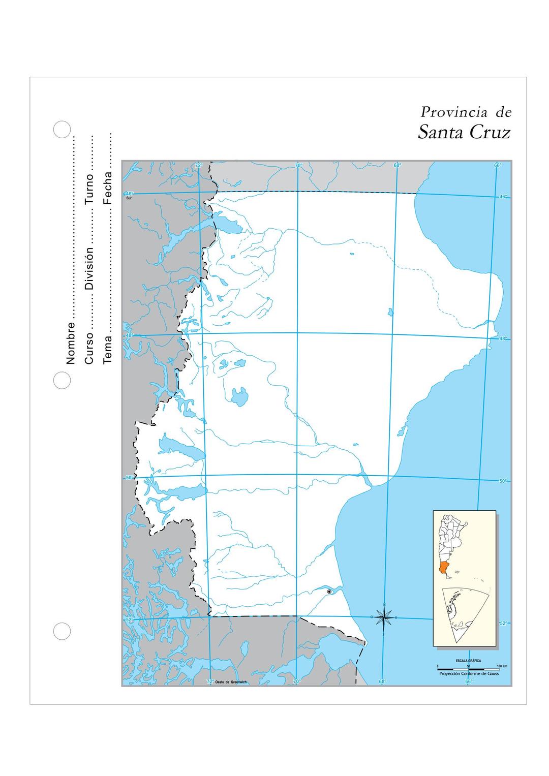 Provincia de Santa Cruz png transparent