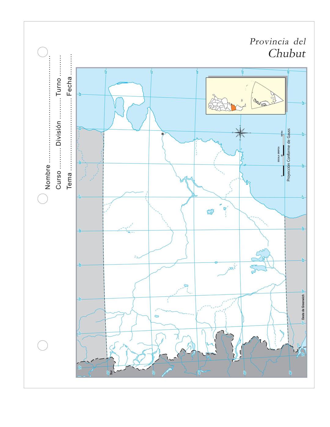 Provincia del Chubut png transparent