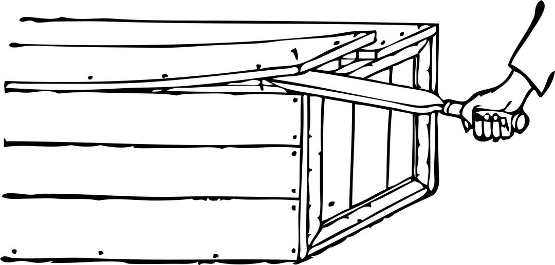 prying open crate png transparent