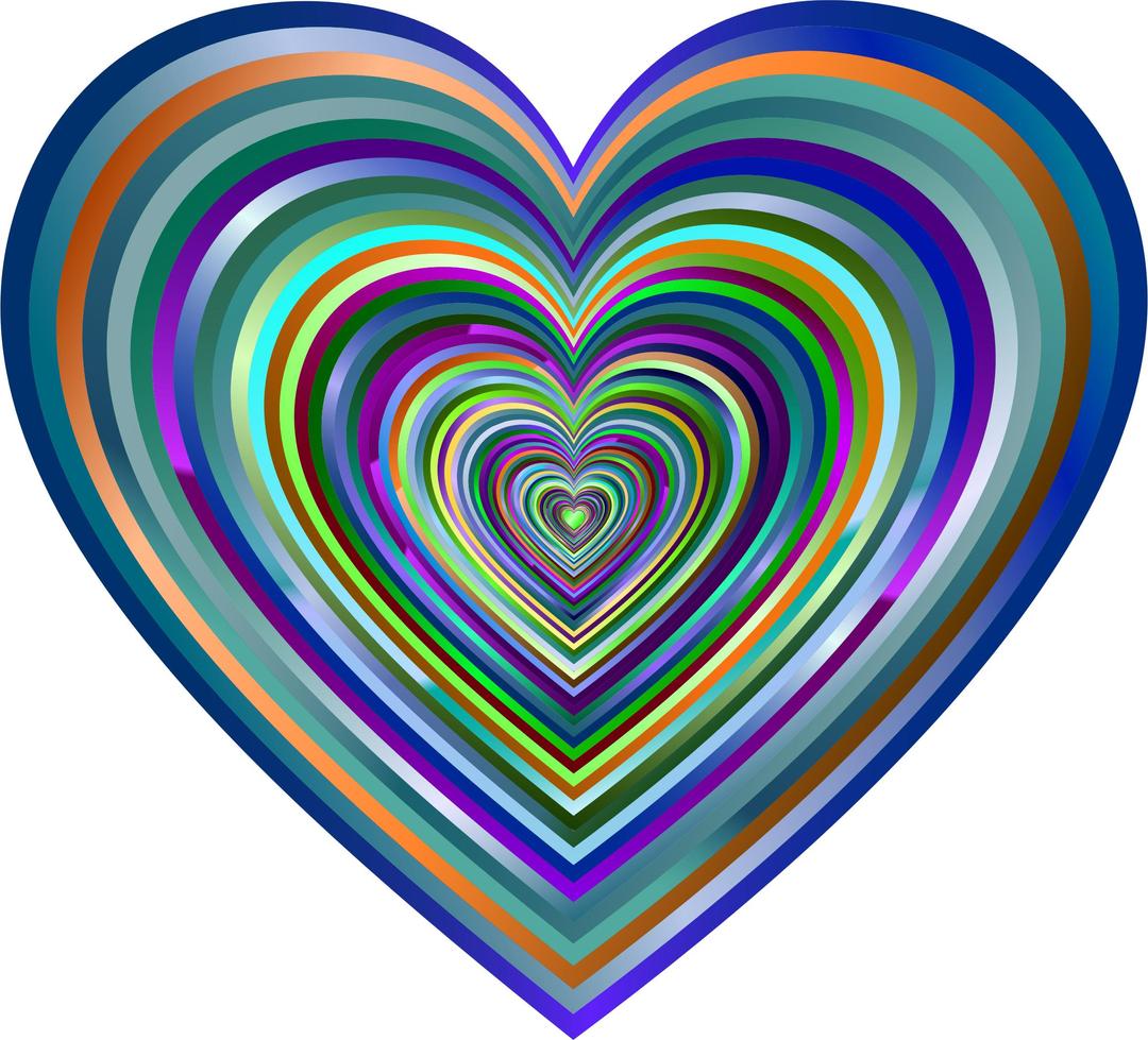 Psychedelic Hearts Tunnel 3 png transparent