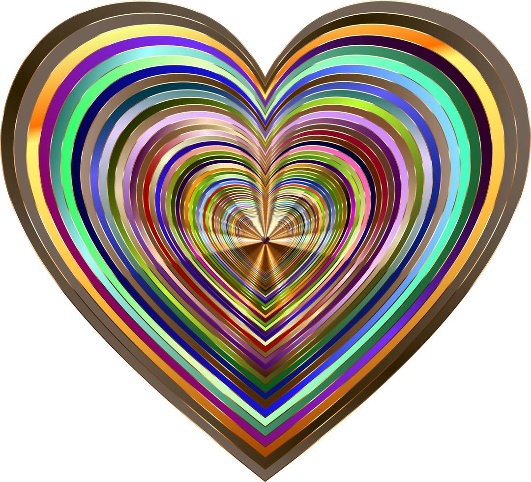 Psychedelic Hearts Tunnel 9 Variation 2 png transparent