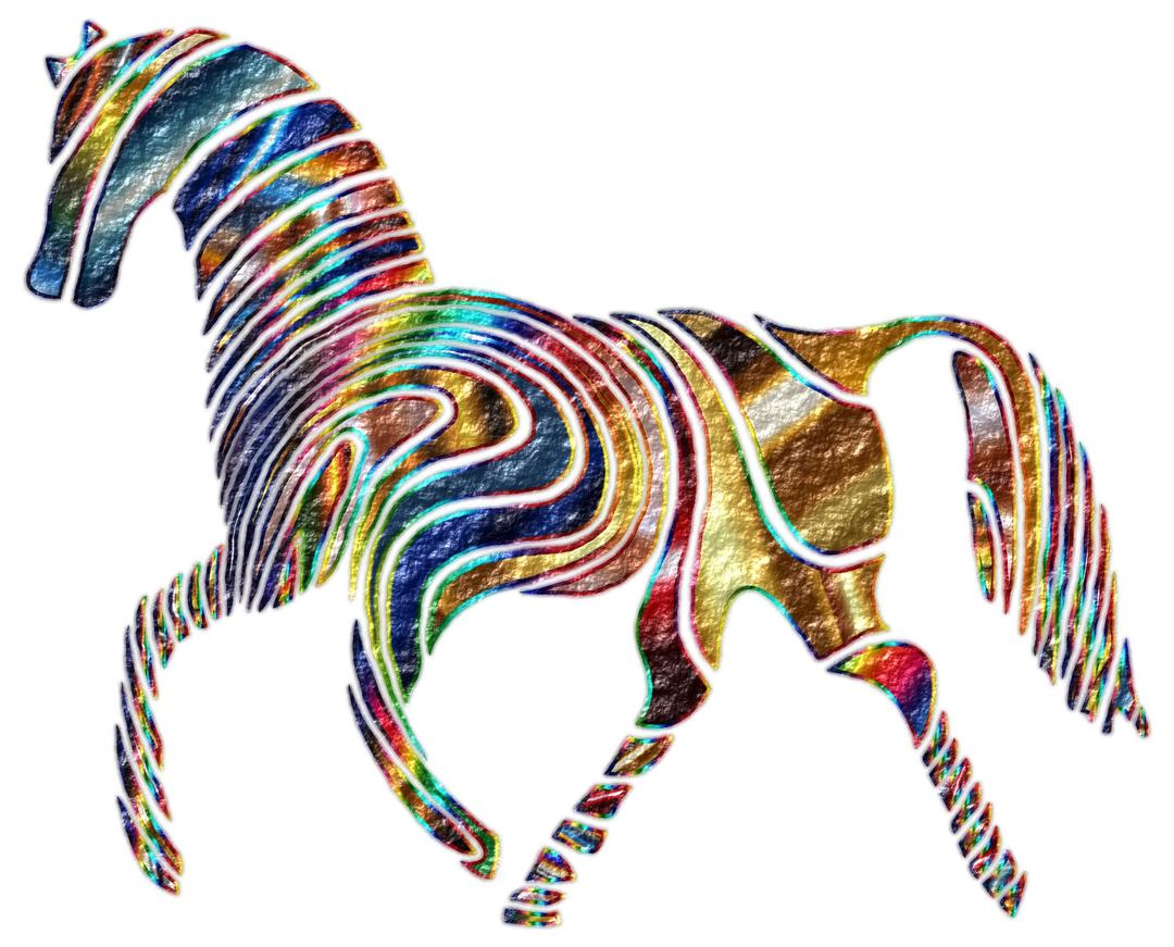 Psychedelic Horse 10 png transparent