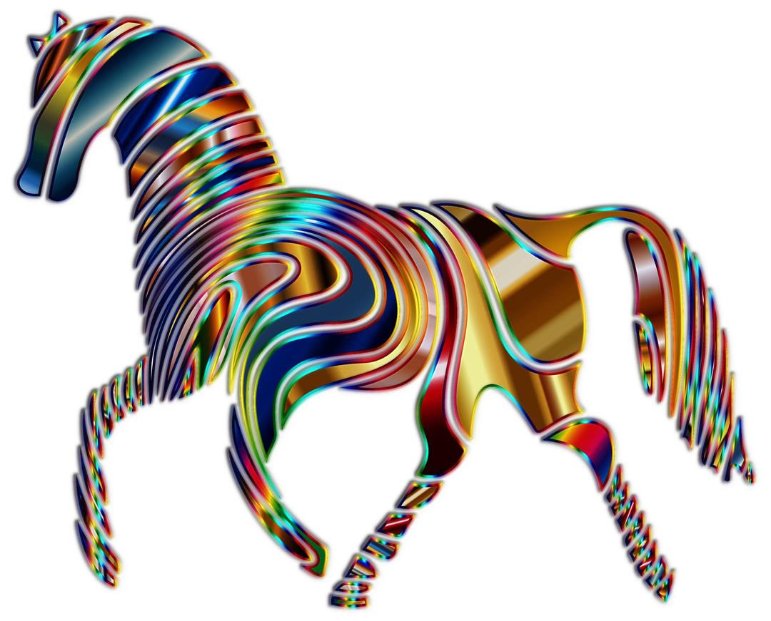 Psychedelic Horse 3 png transparent