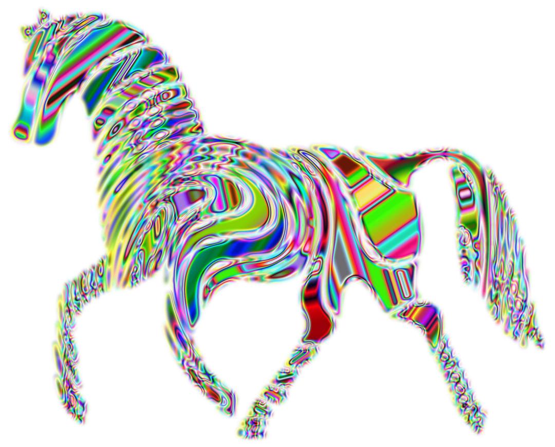 Psychedelic Horse 4 png transparent