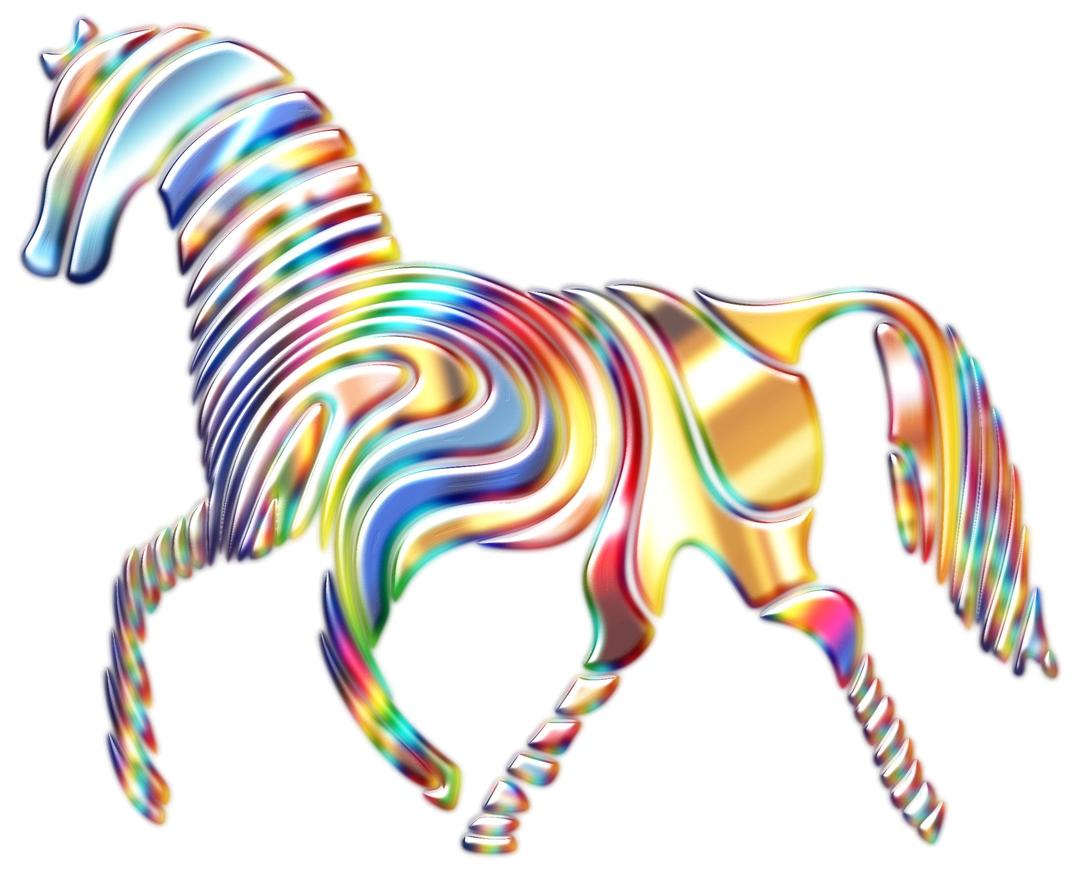 Psychedelic Horse 6 png transparent