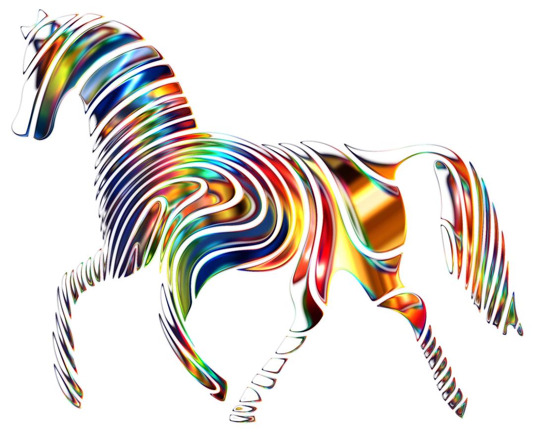 Psychedelic Horse 7 png transparent