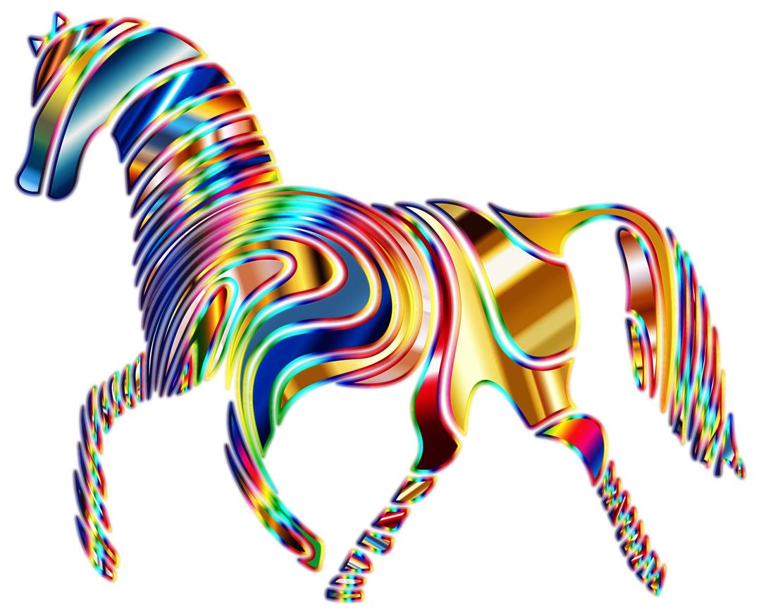 Psychedelic Horse 9 png transparent