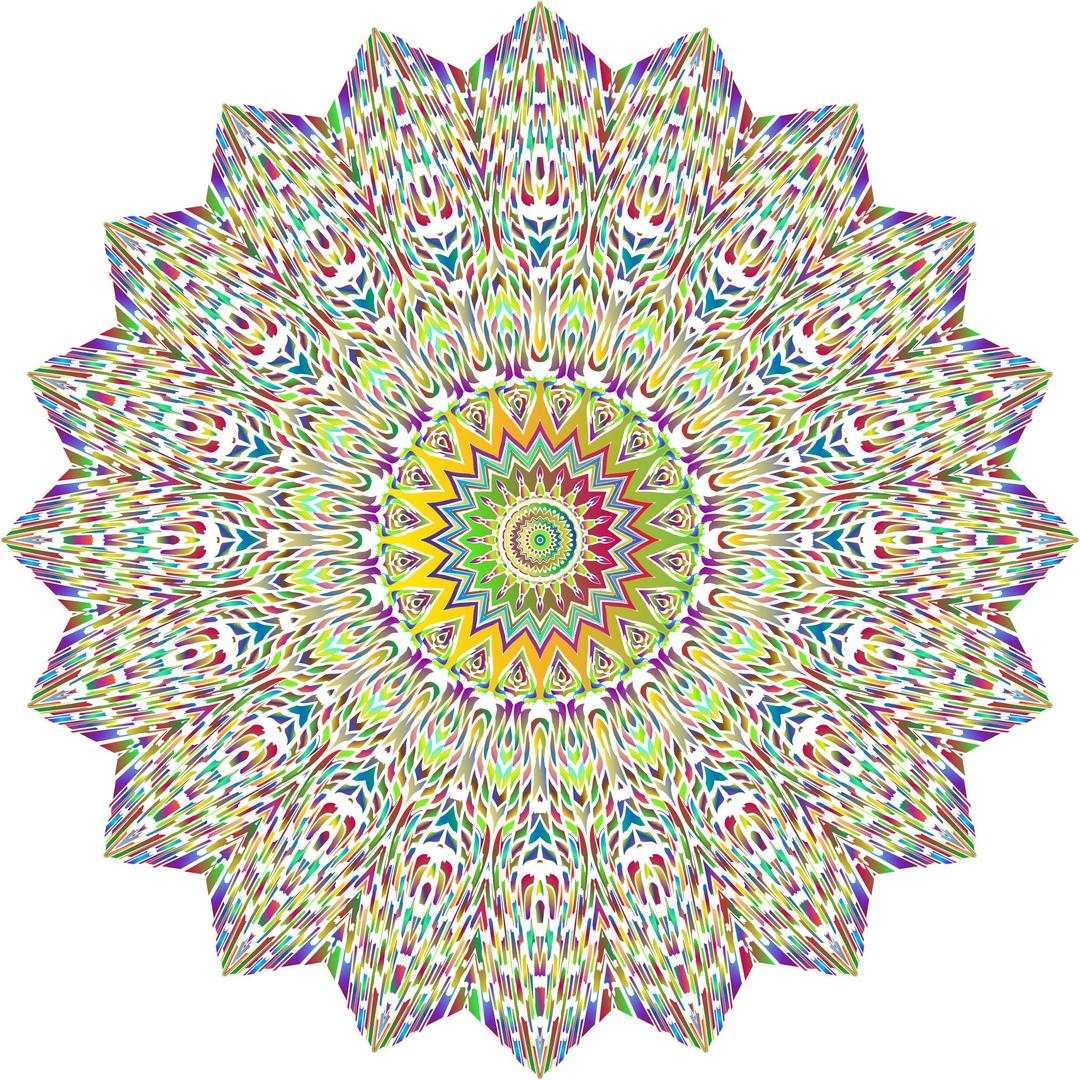 Psychedelic Mandala No Background png transparent