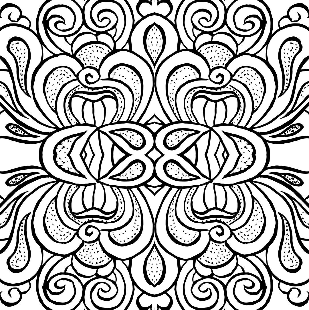Psychedelic pattern png transparent