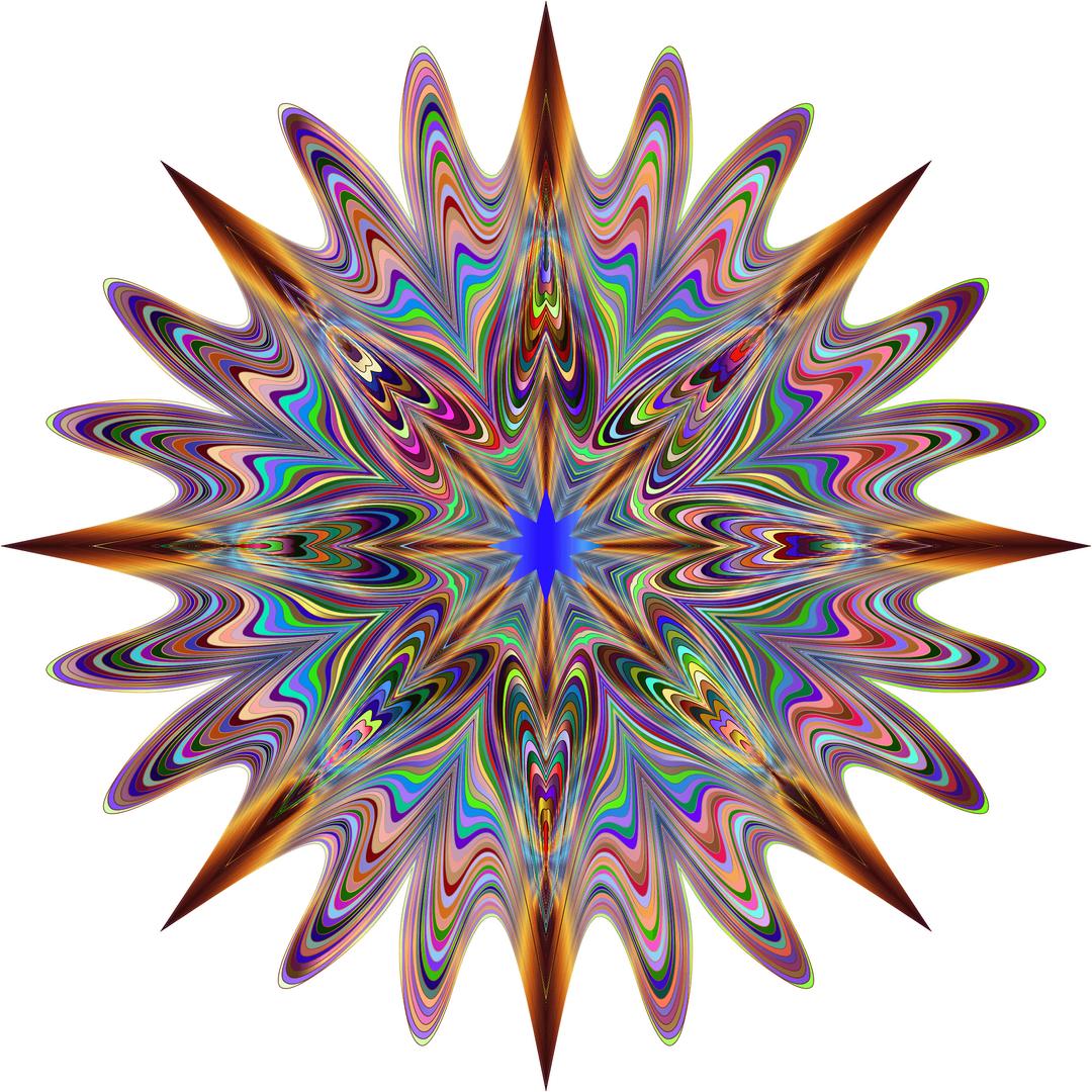 Psychedelic Star png transparent
