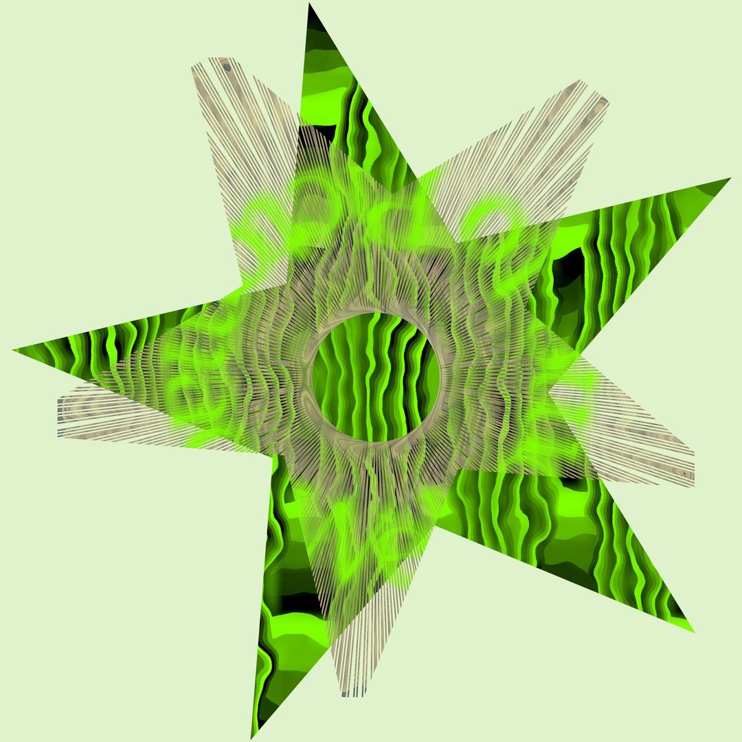 Psychedelic stars png transparent