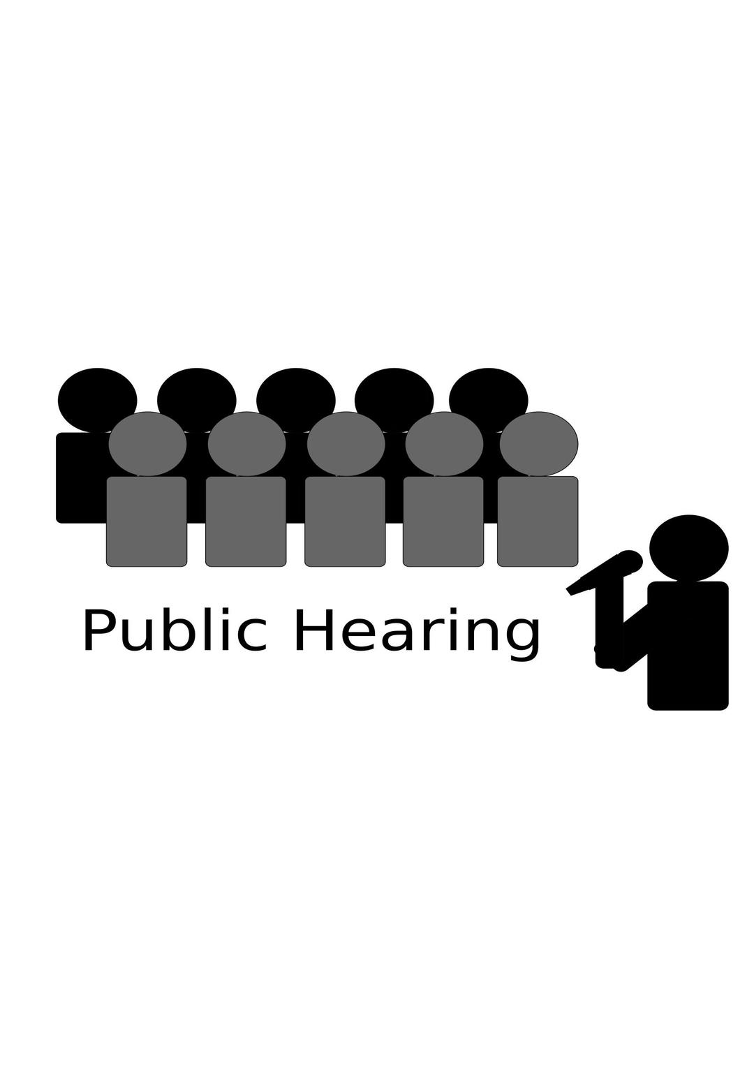 Public Hearing png transparent
