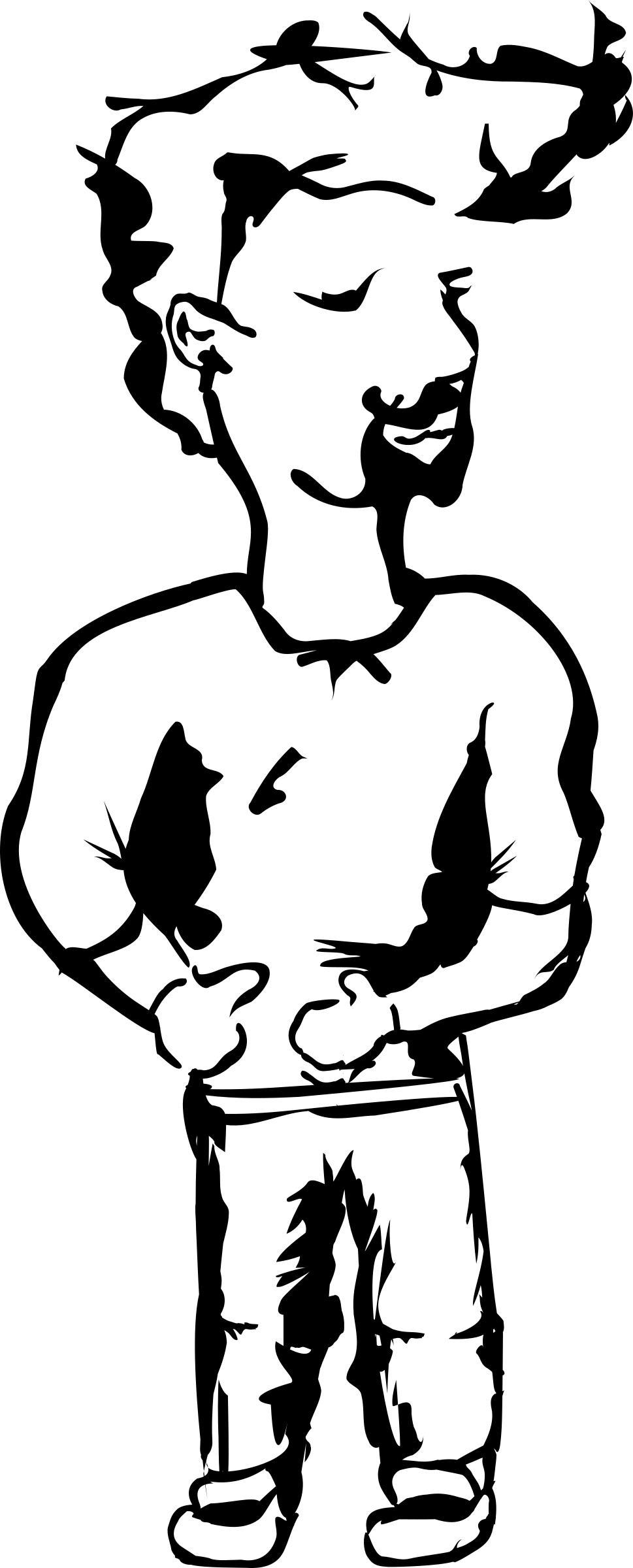 Punker with ringbeard png transparent