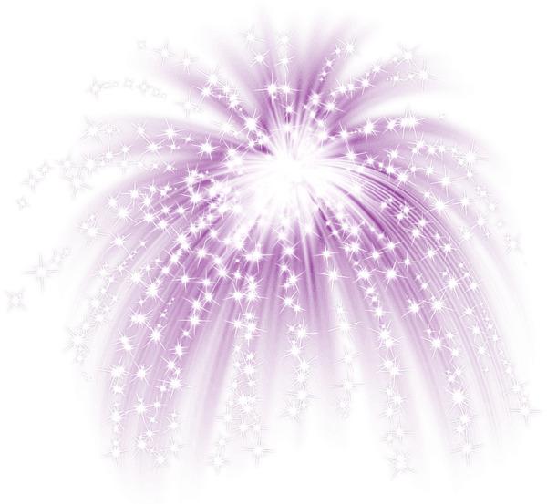 Purple Fireworks png transparent