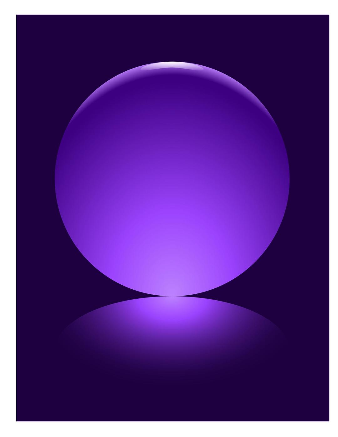 Purple Sphere png transparent