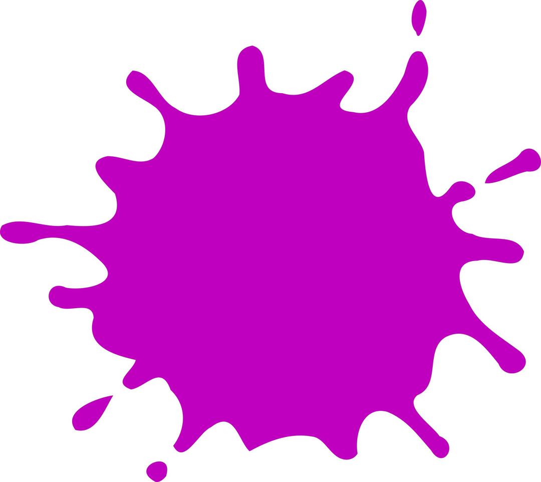 Purple Splat png transparent