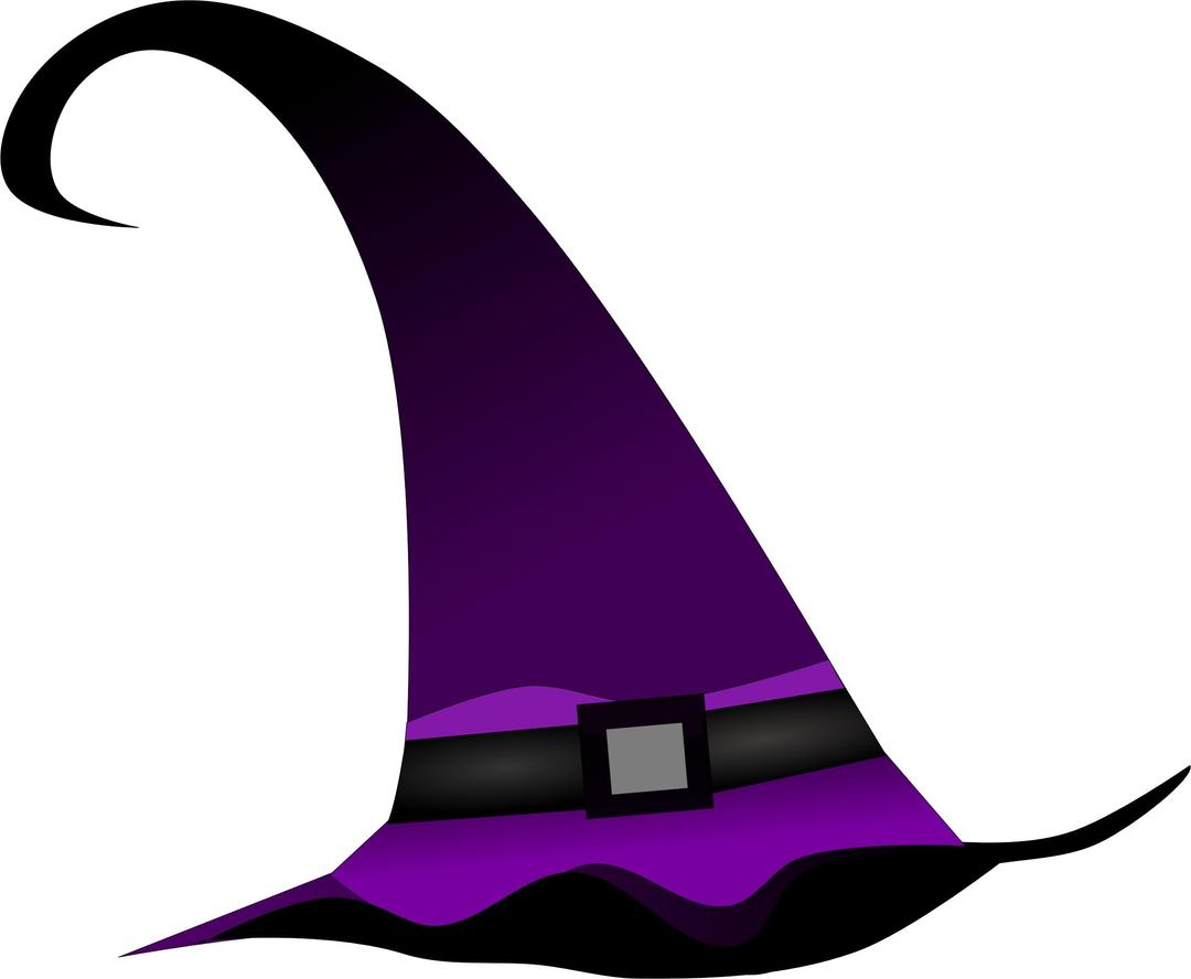 Purple witch hat png transparent