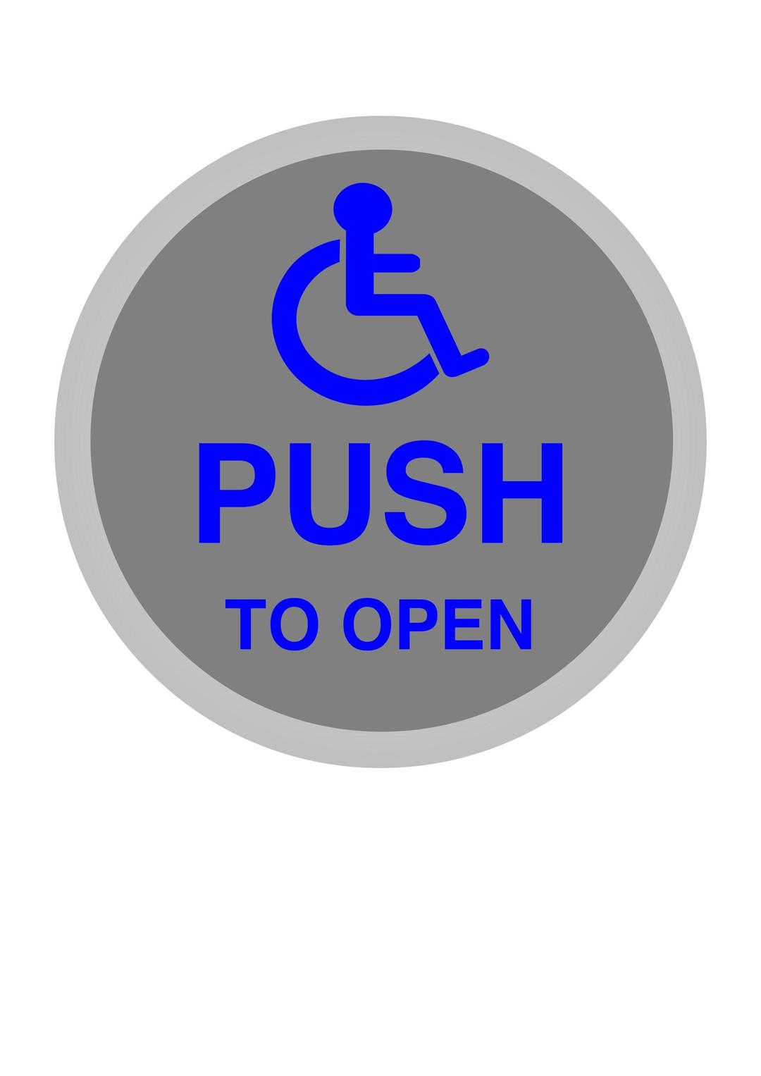 Push to Open Button png transparent