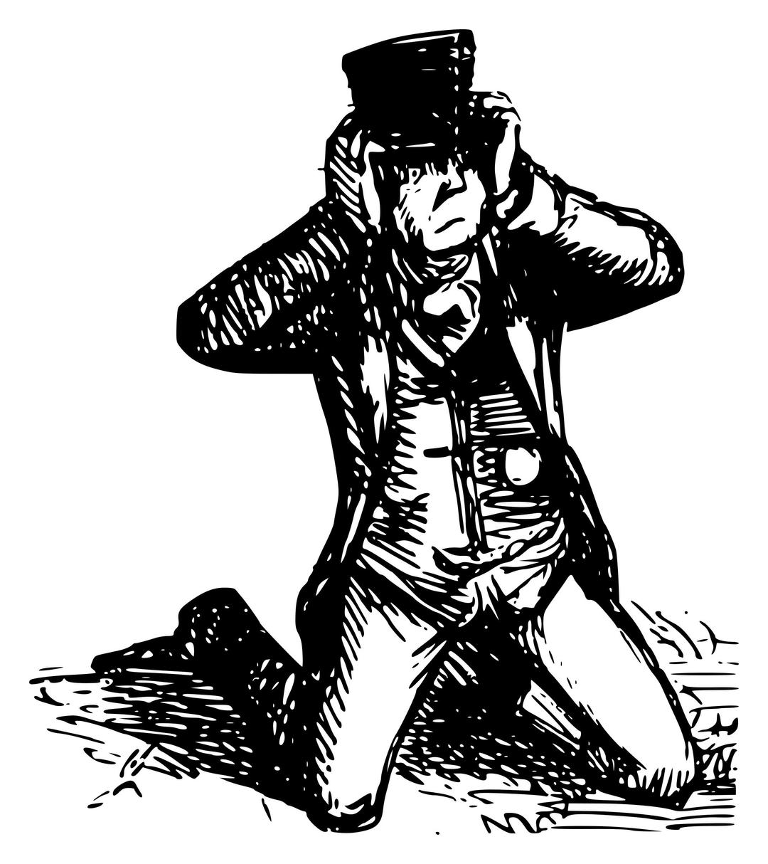 Puzzled man in a top hat cleaned png transparent