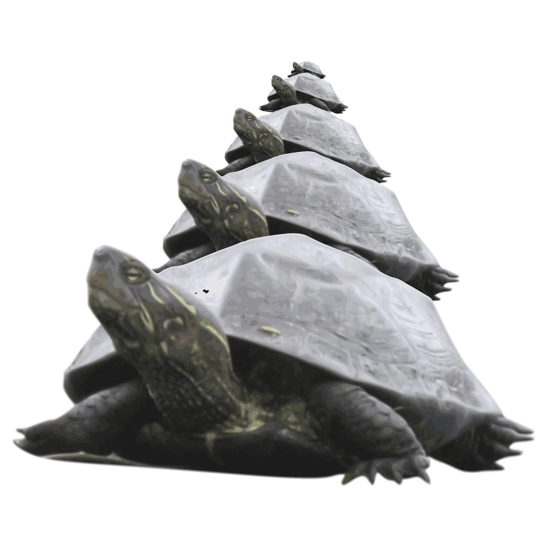 pyramid of turtle png transparent