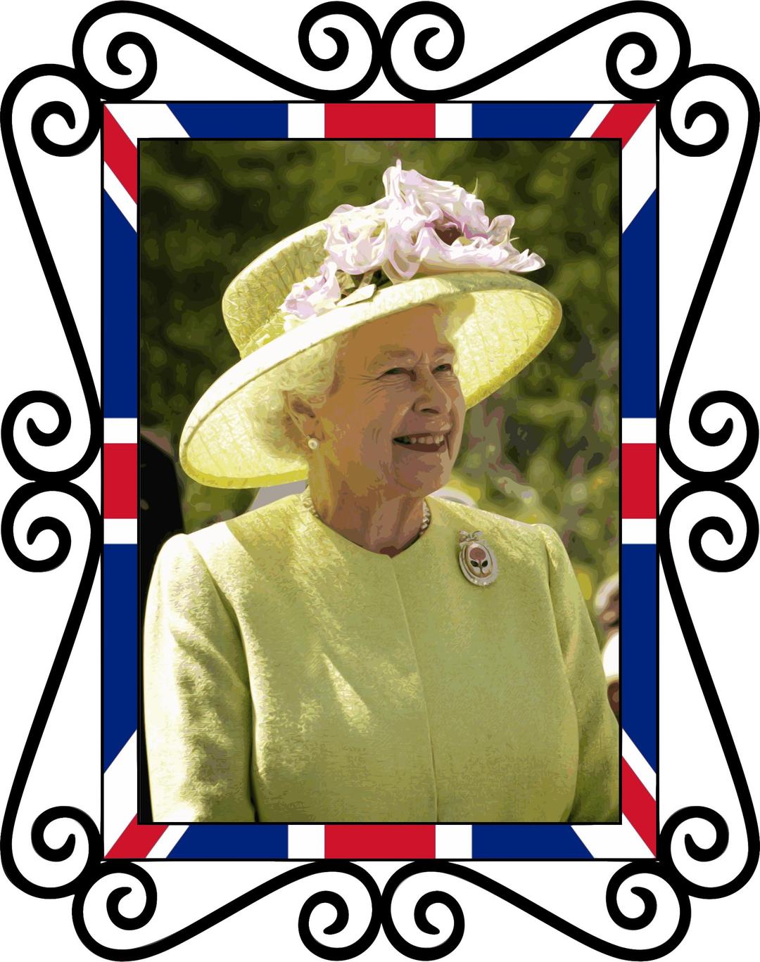 Queen Elizabeth II tribute png transparent