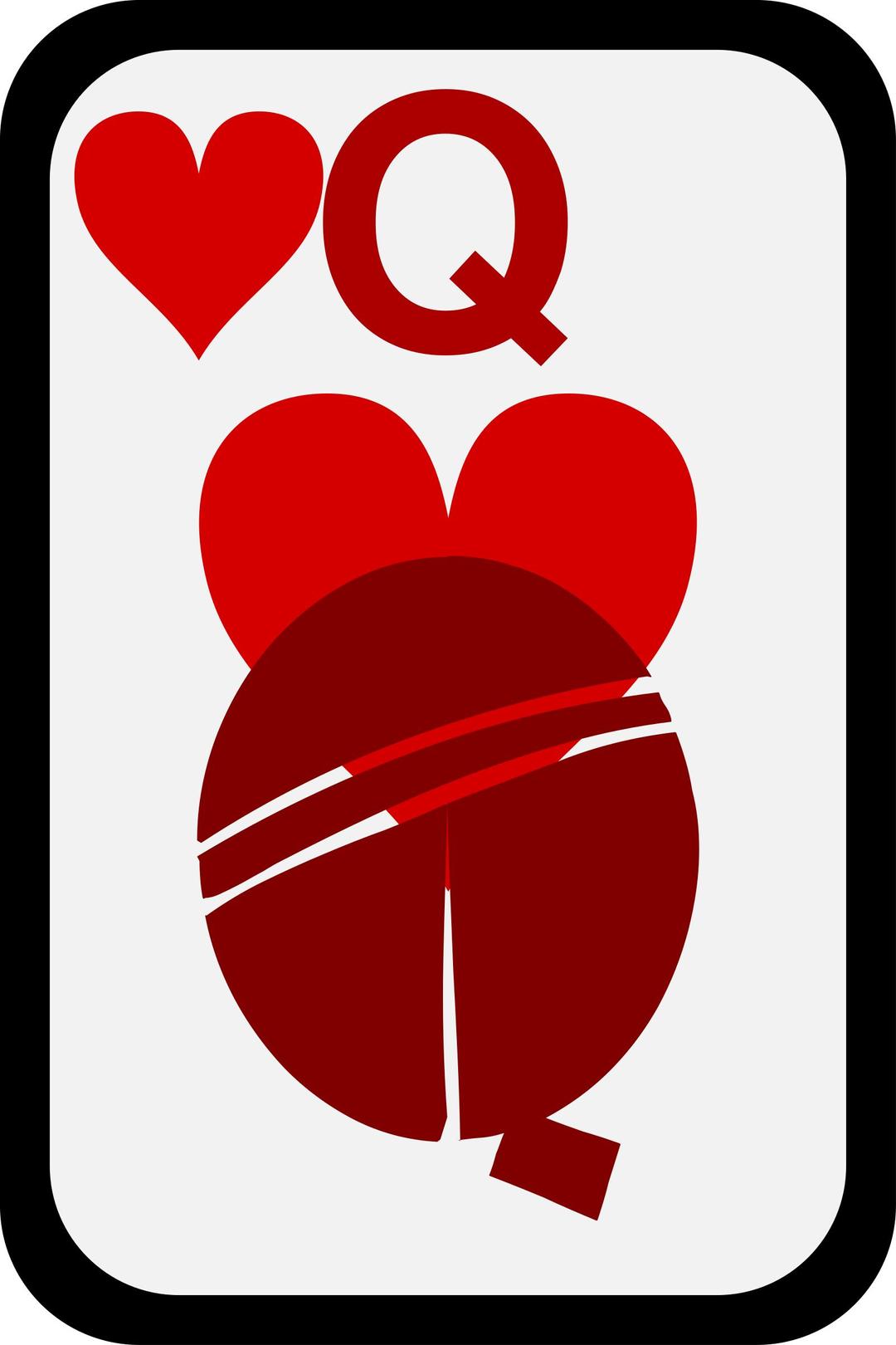 Queen of Hearts png transparent