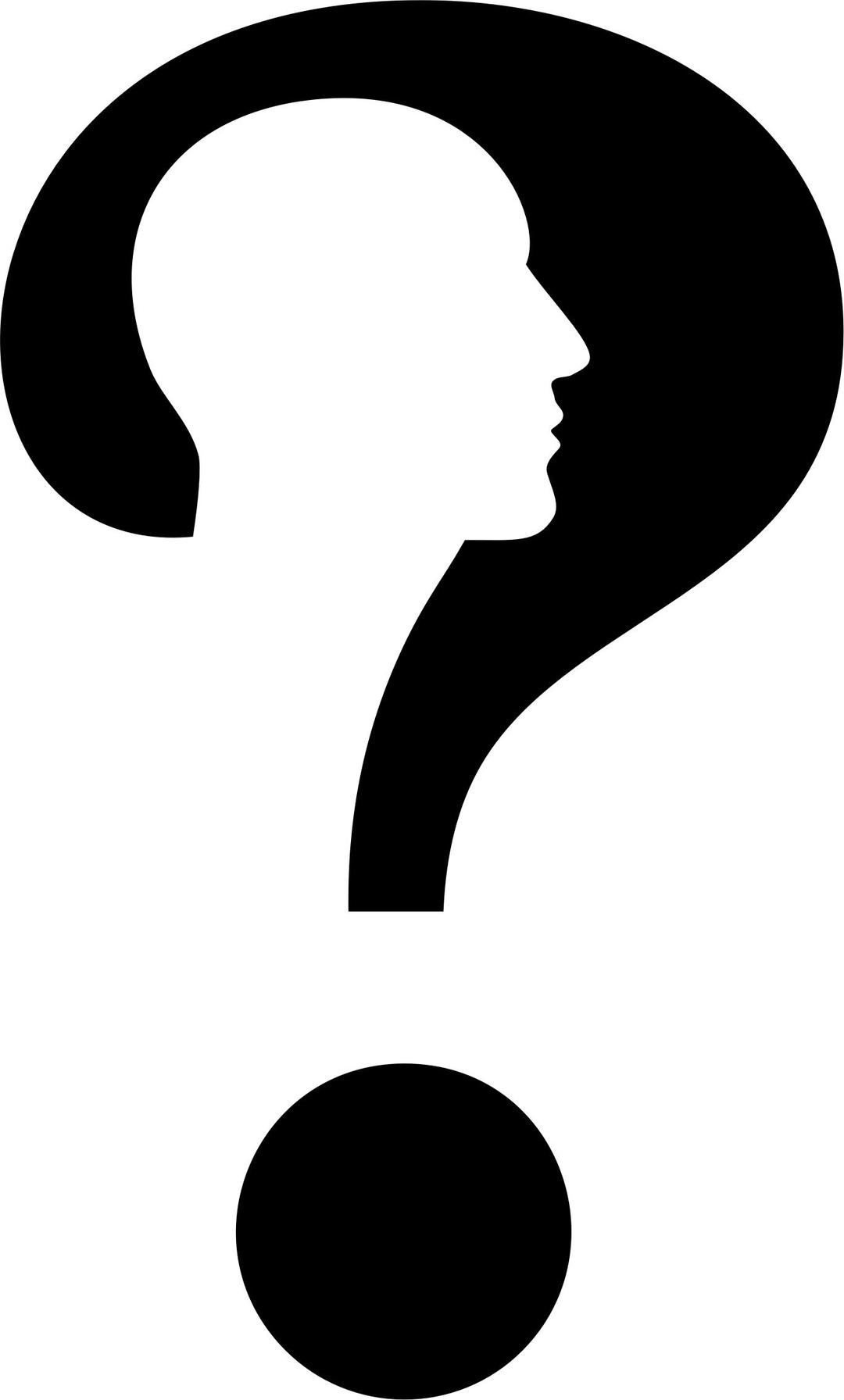 Question Head Two png transparent