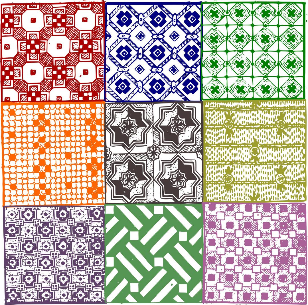 Quilt Patterns png transparent