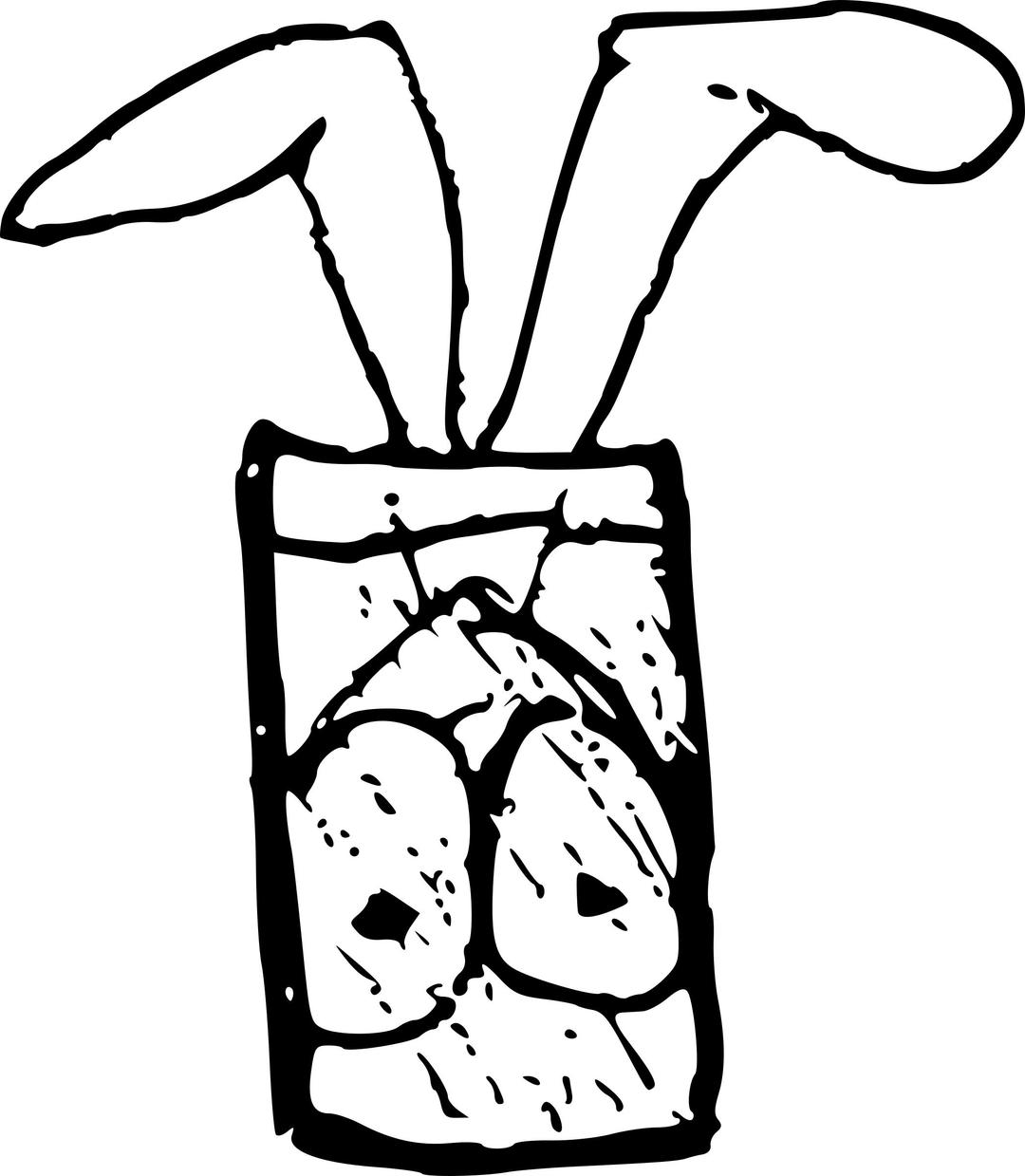 Rabbit In A Glass png transparent