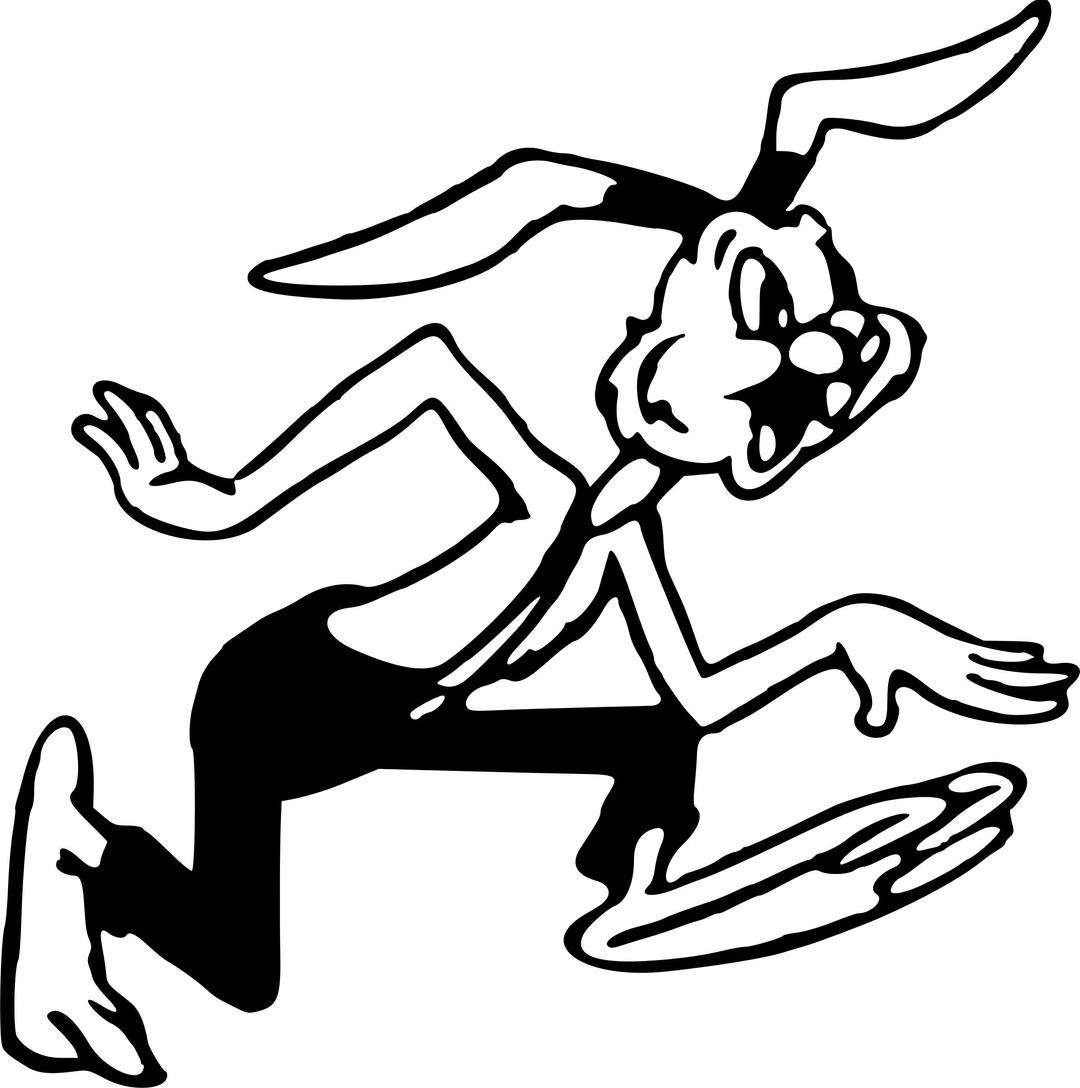 Rabbit running png transparent