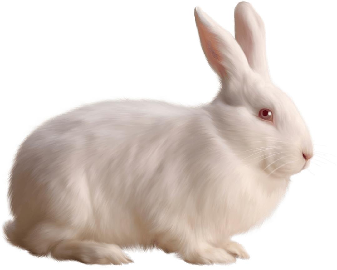 Rabbit Single White png transparent