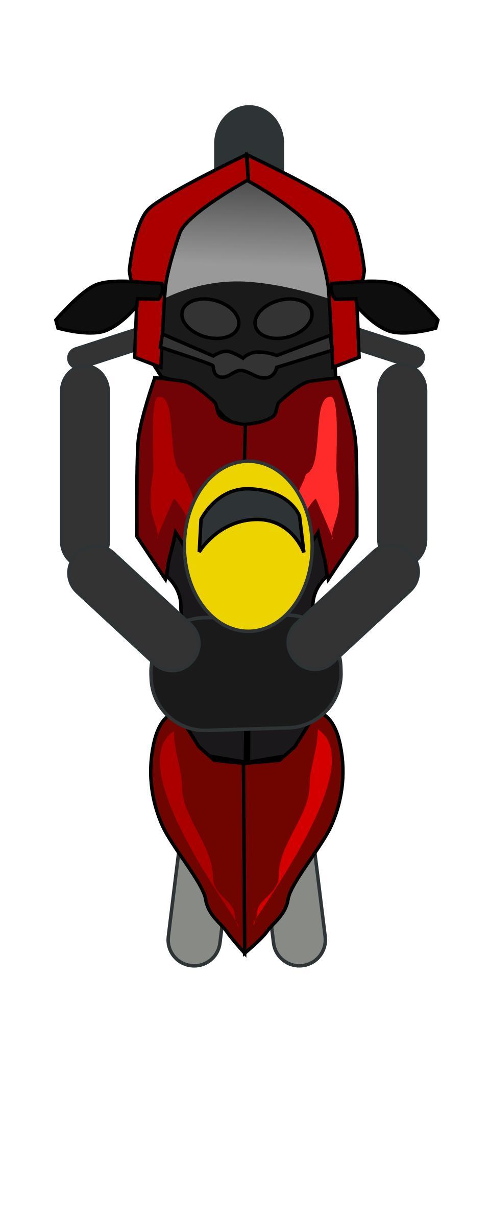 Racing bike top down for games png transparent