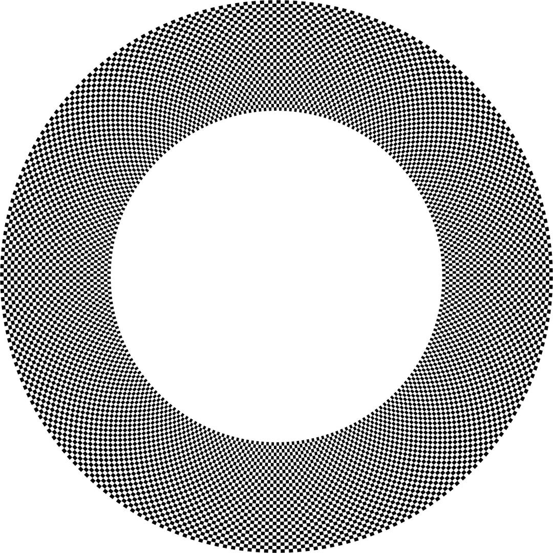 Radial Checkerboard png transparent