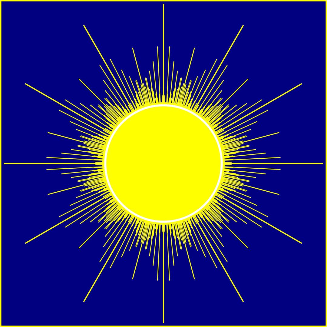 Radiant Sun 2 png transparent
