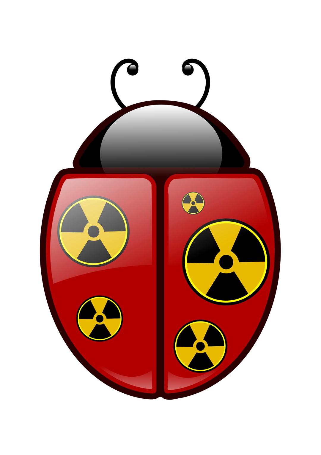 Radioactive Ladybug png transparent