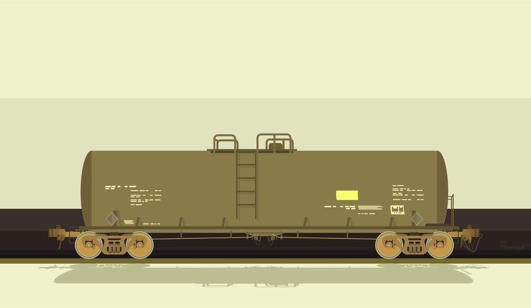 Railroad Tank Car png transparent