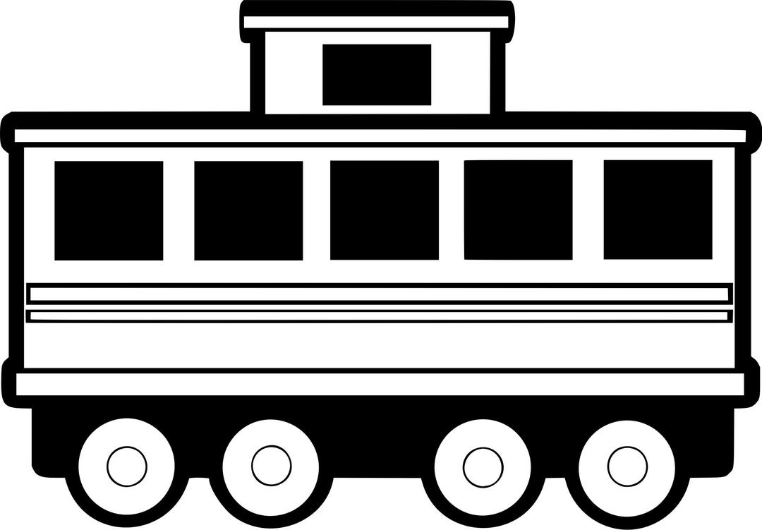 Railway carriage 2 png transparent