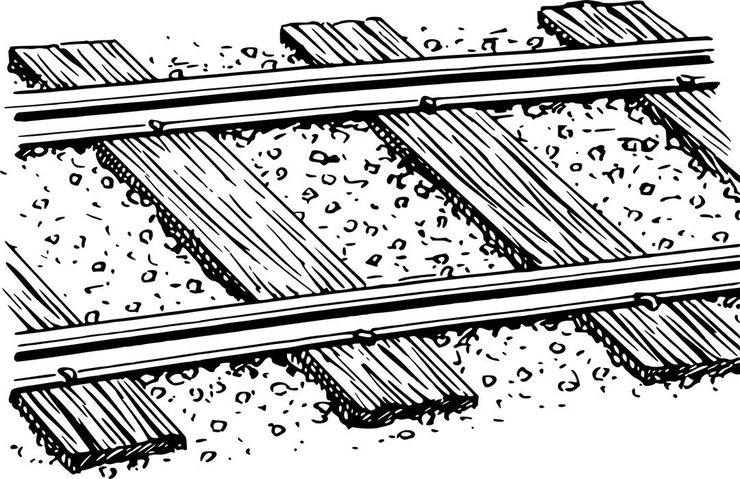 Railway track 3 png transparent
