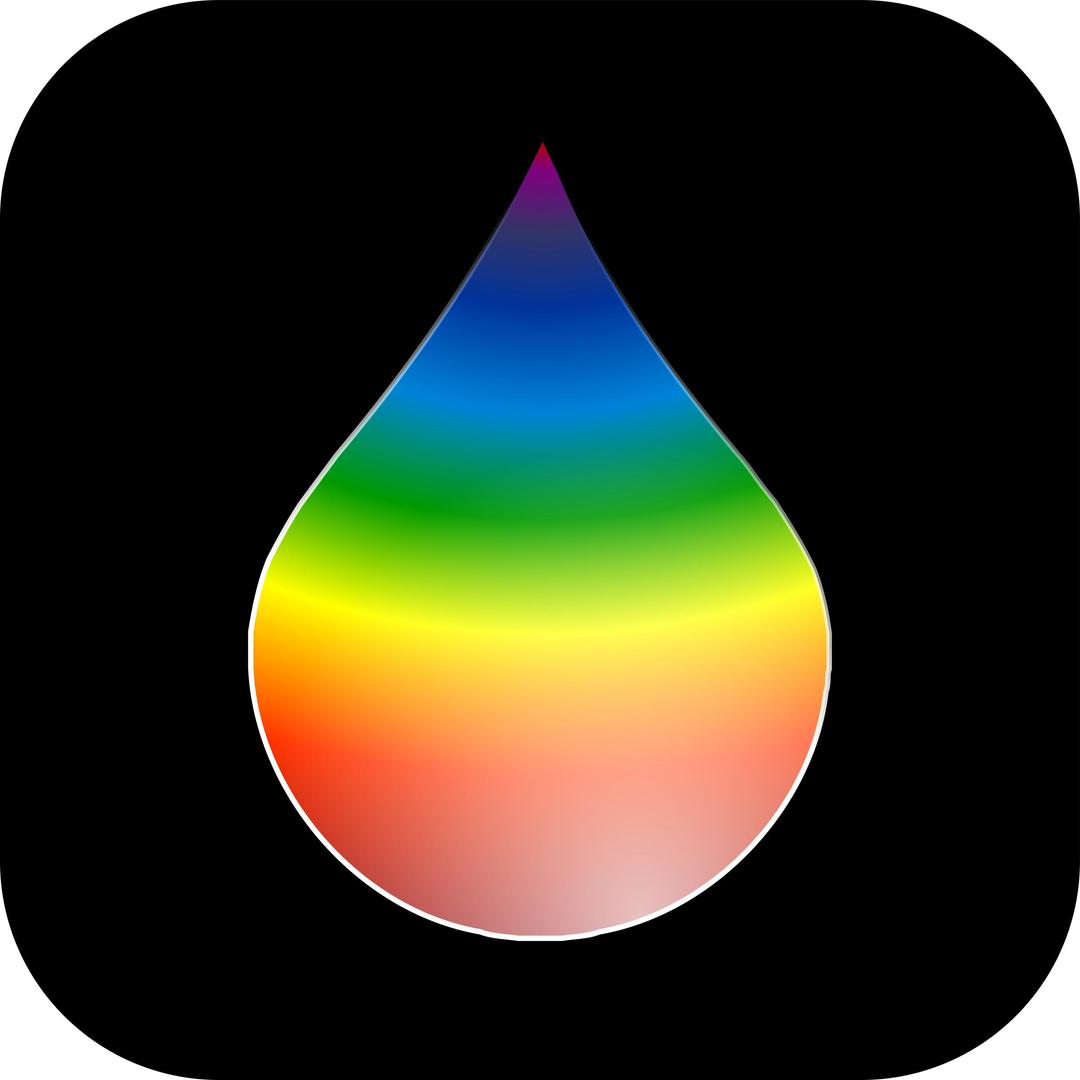 Rainbow Drop
 png transparent