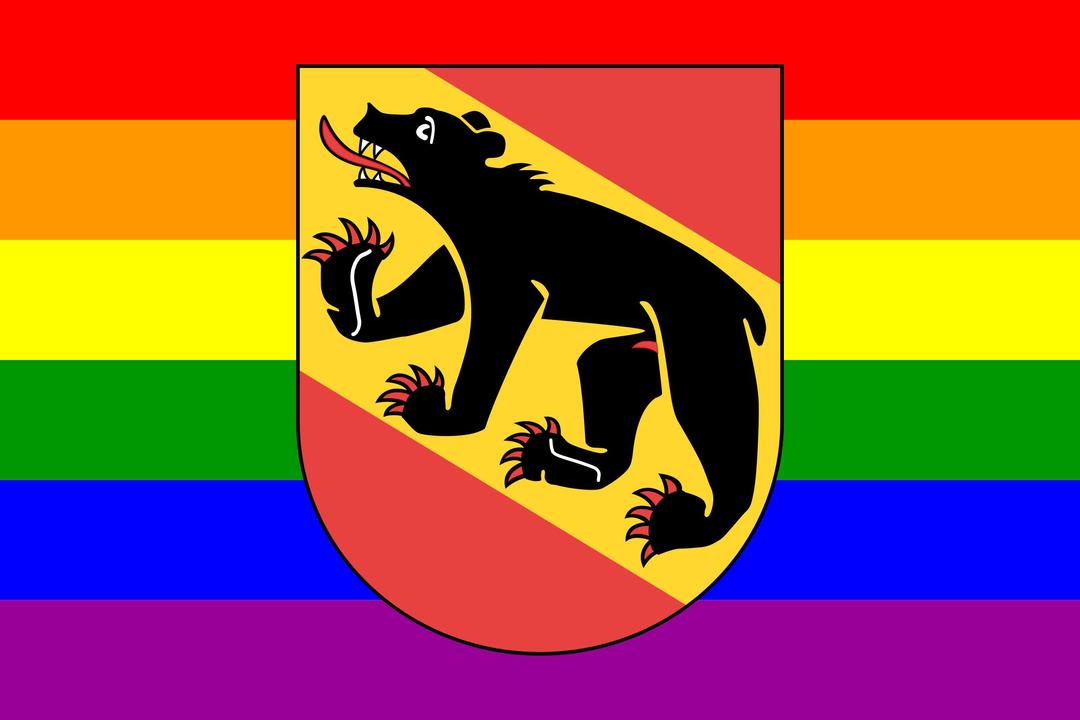 Rainbow Flag Bern png transparent