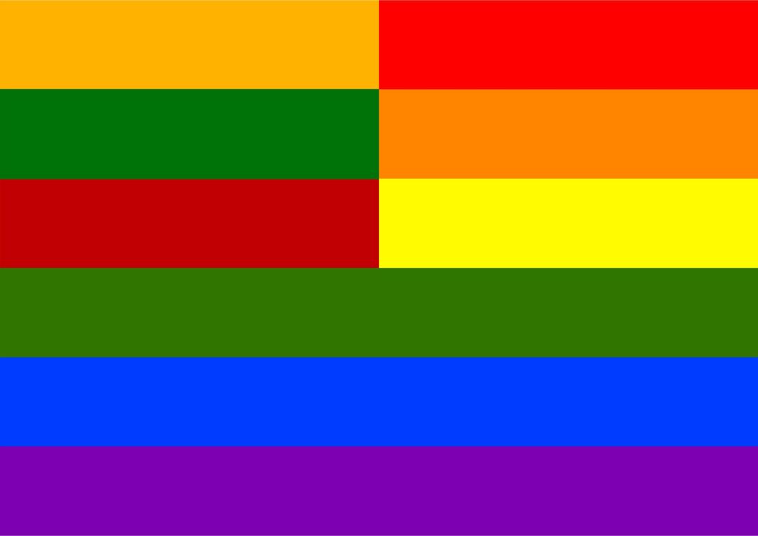 Rainbow Flag Lithuania png transparent